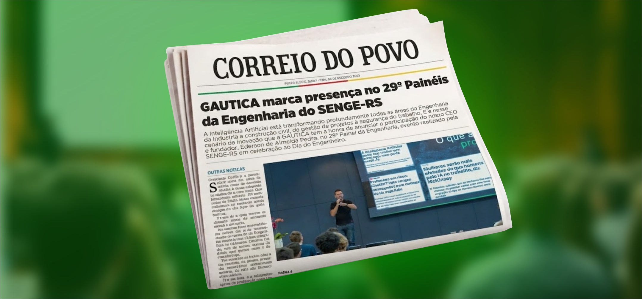 GAUTICA marca presença no 29º Painéis da Engenharia do SENGE-RS 